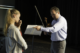 Lesson with Prof. Schickedanz